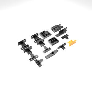 Connecteurs de meubles Bavat, 20 pièces, supports d'angle à clipser, supports de panneaux muraux, accessoires de placards - Product Image 4