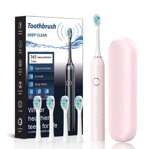 Electric <b>Toothbrush</b> Rotary Rechargeable Electric <b>Toothbrush</b> for Adults Rotating Electric <b>Toothbrushes</b> with Soft Brush <b>Heads</b> - Product Image 6
