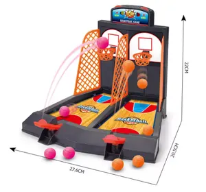 Детская спортивная игра для стрельбы, 2 игрока, игра на выброс пальцев, мини-баскетбольная игрушка с очком