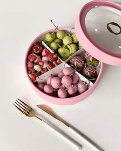 Emballage de Douceurs Orientales Haut de Gamme : Boîte à Chocolats Ronde avec Logo Personnalisé - Product Image 3