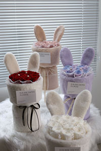 Mazzi personalizzati decorazione di fiori secchi fiori di rosa conservati Bouquet <span class=keywords><strong>con</strong></span> scatola regalo <span class=keywords><strong>decorazioni</strong></span> per la casa Bouquet di fiori di rosa naturale - Product Image 4