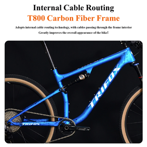 Bicicleta de Montaña de Fibra de Carbono con Suspensión Completa, Ruedas 29er, 12 Velocidades, Frenos de Disco Hidráulicos, Horquilla Bloqueable para Uso Todoterreno - Product Image 2