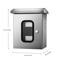 Boîtier de distribution mural en acier inoxydable, étanche IP65, antidéflagrant, certifié CE, pour instruments électroniques