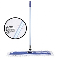 Vente en gros de balais à poussière en coton à tête large, double usage, hautement absorbants, pour les établissements de restauration, les aéroports, les centres commerciaux, le balayage des sols