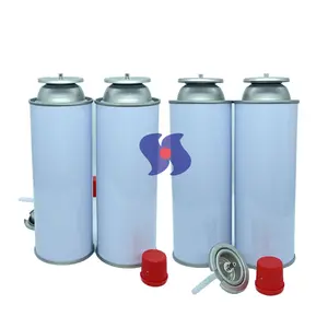 Wholesaler White Coating Empty Bottle Customized Logo Empty Aerosol Tin Can With Value OEM