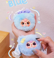 Série de 3 attaches pour cheveux en peluche, boîte mystère, ensemble d'accessoires capillaires mignons, adorable jouet en peluche, cadeau en gros pour filles