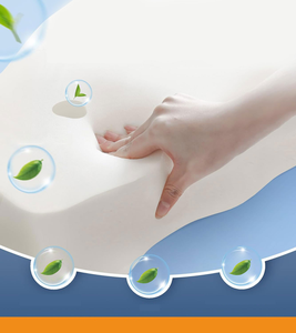 Mới Sang Trọng 3D Ergonomic Khách Sạn Ngủ Bộ Nhớ Bọt Gối Tùy Chỉnh 40 Vuông Cổ Rắn 100% Bông Hiện Đại 120X40 Lk Gối 200TC - Product Image 6