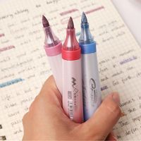 Marqueur à pointe pinceau métallique de haute qualité, marqueur acrylique métallique pour la peinture et le dessin DIY