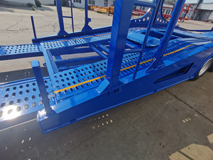 Remolque Cerrado <span class=keywords><strong>para</strong></span> Transporte de Autos, de Acero, con Altura Ajustable, <span class=keywords><strong>2</strong></span> <span class=keywords><strong>Ejes</strong></span>, <span class=keywords><strong>para</strong></span> el Mercado Africano, con Viga Reforzada - Product Image 3