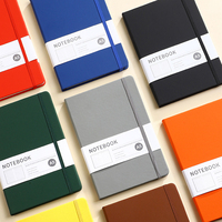 Bloc-notes personnalisé A5 avec logo d'entreprise, couverture en cuir PU personnalisable, carnet de notes de réunion de bureau de marque