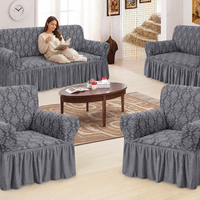 Housse de canapé extensible Aodu en tissu jacquard damassé à bulles, protection de fauteuil antidérapante pour salon, vente en gros directe usine