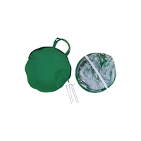 Serre d'hiver personnalisée à motif uni pour jardin extérieur, protection des plantes, coupe-vent, en polyester, avec fermeture éclair, forme triangulaire