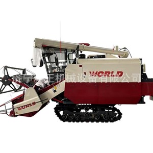 Cosechadora de Granos de Alta Productividad Worde Full Feed Track de 125Hp para Cosecha de Arroz - Product Image 5