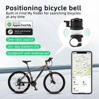 Traqueur GPS intelligent en temps réel pour les appareils IOS et Android de vélo-Anneau de localisation télécommandé Find My Tag certifié MFI