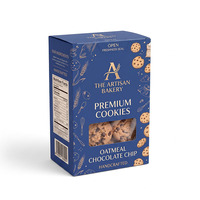 Caja para Galletas con Impresión a Todo Color Personalizada, Caja de Cartón Ecológica para Alimentos, Estilo Cajón, con Ventana