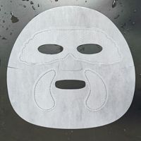 Dernier modèle de tissu pour masque facial en feuille, composite double couche, pour masques faciaux, fourniture en gros pour usines de cosmétiques