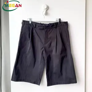 Pengiriman gratis Vantage pakaian tangan kedua katun jumlah besar celana pendek Bermuda pria bekas musim panas