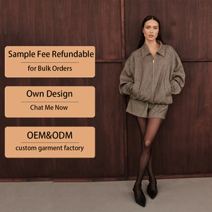 Abbigliamento donna su misura alla moda stile sciatto figlio Top largo e pantaloncini <span class=keywords><strong>pigiama</strong></span> indossare abiti da salotto da donna - Product Image 1