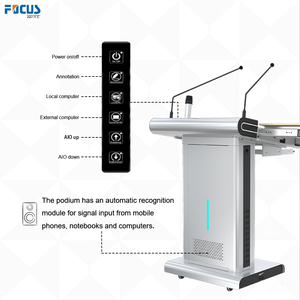 Kỹ thuật số thông minh PODIUM kỹ thuật số bục giảng với tương tác mics rostrum kỹ thuật số bục giảng bài phát biểu thông minh Nhà thờ rostrum - Product Image 4