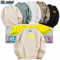 Pull personnalisé de haute qualité pour hommes et femmes, logo personnalisé, pull à col rond solide, pull de sport pour hommes