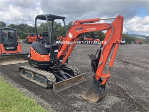Mini-excavatrice d'occasion U-25 de marque supérieure, 95% neuve, 2,5 tonnes, en excellent état, avec rotation latérale, en promotion - Product Image 6