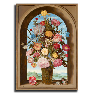 Tranh Sơn Dầu Nghệ Thuật Trang Trí Tường Hoa Màu Sáng Hiện Đại Vẽ Tay Theo Yêu Cầu 100% Bán Sỉ - Product Image 1