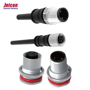 Jnicon M12 cảm biến kết nối Nam Nữ A B mã hóa cáp hàn lắp ráp loại tùy chỉnh pin kết nối không thấm nước ổ cắm cắm - Product Image 6