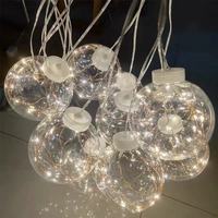 Guirlande lumineuse LED de Noël, boule à vœux, rechargeable, à intensité variable, alimentée par batterie, pour mariage, festival, décoration intérieure