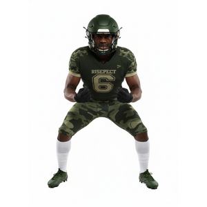 Sous-vêtements de football américain, couche de base de compression pour le rugby, panneau en maille à ventilation latérale, tissu à séchage rapide pour les joueurs des ligues - Product Image 3