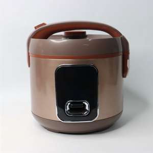 Cuisinière à riz électrique automatique portable, minuterie mécanique en plastique, contrôle de la minuterie, cuve antiadhésive, 1,1-2 L, 220 V, utilisation en extérieur - Product Image 1