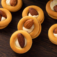 11,6g*259 sachets/carton Biscuits sandwichs cuits au four et biscuits danois Halal, snacks aux beurres