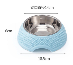 Çevre dostu kaymaz paslanmaz çelik evcil hayvan kaseleri popüler Hart şekil tasarım küçük hayvanlar kedi ve köpek için yemek kasesi - Product Image 6