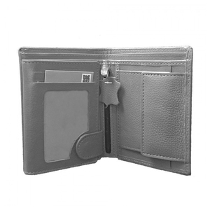 Cartera Corta Abierta para Hombre, Multifuncional, Duradera, de Cuero Genuino de la Mejor Calidad, Impermeable - Product Image 3