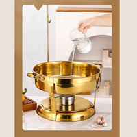 Chauffe-plat direct usine pas cher restaurant hôtel bar marmite chauffe-plat buffet restauration acier inoxydable