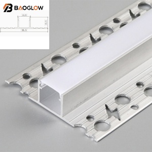 Prix usine 2025 – Profilé LED en aluminium 15x15 personnalisé pour plafonds en plaques de plâtre et gypse, idéal pour bandes LED - Product Image 1