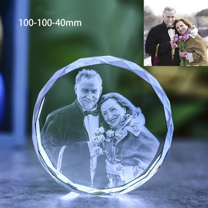 รูปภาพคริสตัลทรงกล<span class=keywords><strong>ม</strong></span>แบบส่วนตัวกรอบรูปคริสตัล3D กรอบรูปคริสตัลเลเซอร์สำหรับวันครบรอบแต่งงาน - Product Image 6