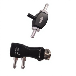 Contrôleur Turbo Manuel Universel en Alliage d'Aluminium Bleu 63mm avec Raccord en T pour Amélioration et Rétrofit Automobile - Product Image 1