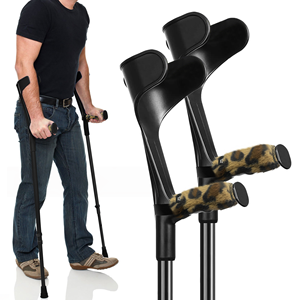 Fundas de Agarre para Muletas de Felpa Suave, Almohadillas para Muletas de Antebrazo para Mayor Comodidad de las Manos y Uso Diario - Product Image 1