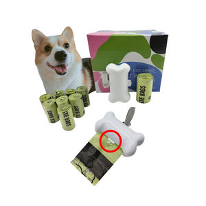 Light Green 50-Roll Dog Poop <b>Bag</b> with Eco-Friendly <b>Dispenser</b> Cute and Sustainable <b>Plastic</b> <b>Bags</b> at Attractive Prices - Product Image 1