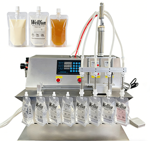 Machine de remplissage semi-automatique pour sachets à bec verseur, pour boissons, miel, sauces, huiles <span class=keywords><strong>et</strong></span> aliments, avec temps de livraison plus rapide - Product Image 5