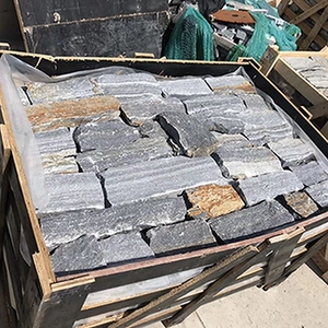 Bên Ngoài Không Thường Xuyên Thiên Nhiên <span class=keywords><strong>Slate</strong></span> Đá Tự Nhiên Tường <span class=keywords><strong>Slate</strong></span> Ốp Tấm Gạch Mặt Tiền Góc <span class=keywords><strong>L</strong></span>ấp <span class=keywords><strong>L</strong></span>ánh Bên Ngoài Ấn Độ - Product Image 4