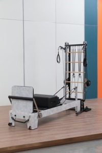 Máquina Smith de Acero Reforzado <span class=keywords><strong>con</strong></span> Poleas Altas/Bajas, Multifunción para Gimnasio en Casa, Uso Universal, Incluye Barras de Remo Bajo - Product Image 2