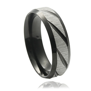 <b>Titanium</b> Steel Couple Rings Unisex 23025 Casual Fashion Jewelry - Product Image 5