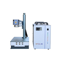 Machine de marquage laser UV haute précision 355 nm 3W 5W, graveur laser UV refroidi par eau pour le marquage de flacons cosmétiques
