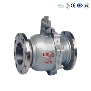 Vanne à boisseau sphérique pneumatique/électrique à double raccord (2PC) à bride et filetée GB/API/JIS/DIN en WCB, SS304, SS316 BVC004 - Product Image 1