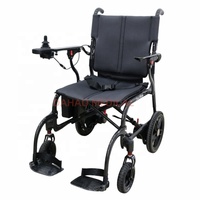 Nouveau fauteuil roulant électrique en Fiber de carbone pliable léger E fauteuil roulant d'assistance électrique pour les personnes âgées handicapées