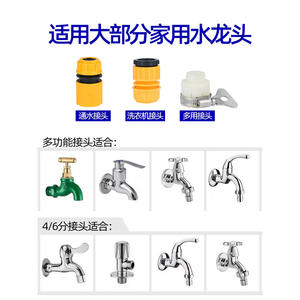 Pistolet de lavage de voiture haute pression, buse de tuyau d'arrosage pour usage domestique avec réglages de pulvérisation ajustables et corps en plastique durable - Product Image 1