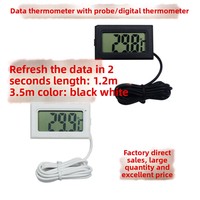 Sensor pemeriksa termometer Digital TPM-10, untuk bak mandi dan komponen elektronik FY-10 kulkas