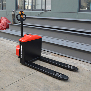 Off Road Electric Hydraulic <b>Pallet</b> Stacker Trucks Outdoor Rough Terrain <b>Fork</b> Width Adjustable Straddle Stacker - Product Image 1