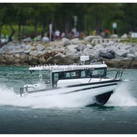 Bateau en aluminium Gospel 25ft/ 7.5m Bateau de pêche en aluminium soudé Easy Craft à vendre avec CE à vendre Dubaï
